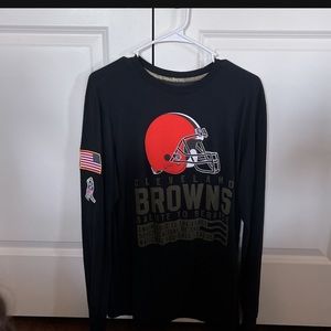 Browns salute the military long sleeve shirt